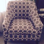 Custom upholstered chair, Bay Area upholstery, serving Contra Costa County